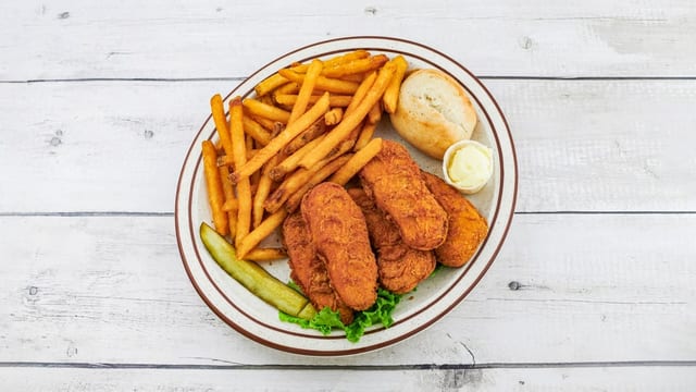 Chicken Tenders Lunch.