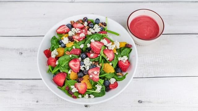 Spinach Cranberry Salad.