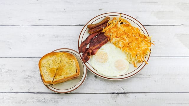 Two Eggs and Choice of Meat.